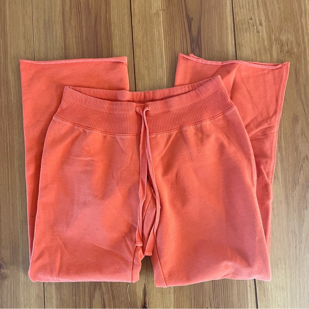 Old Navy Orange Track Pants Relaxed Fit Joggers